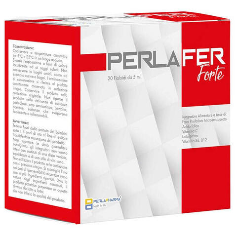 Perlafer forte - 20 fialoidi da 5 ml
