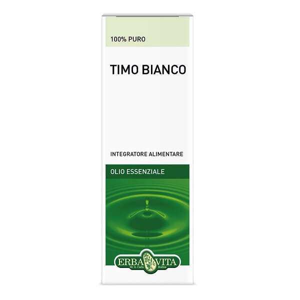 Erba vita - Timo bianco olio essenziale 10 ml