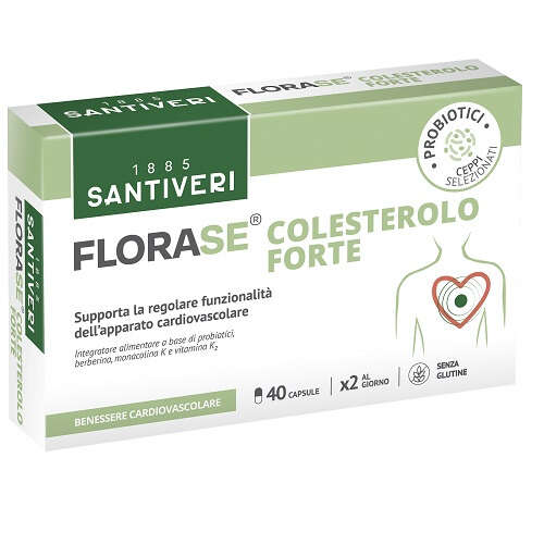 Santiveri - Florase colesterolo forte 40 capsule