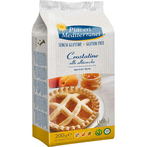 Piaceri meditteranei - Piaceri mediterranei le bonta' del mattino crostatine all'albicocca 4 x 50 g