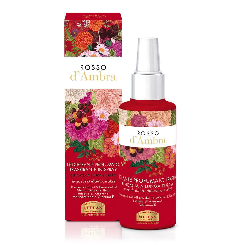 Helan - Rosso d'ambra deodorante profumato spray