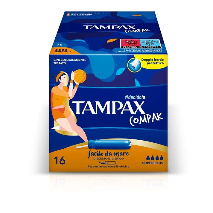 Tampax - Compak assorbente interno super plus 16 pezzi
