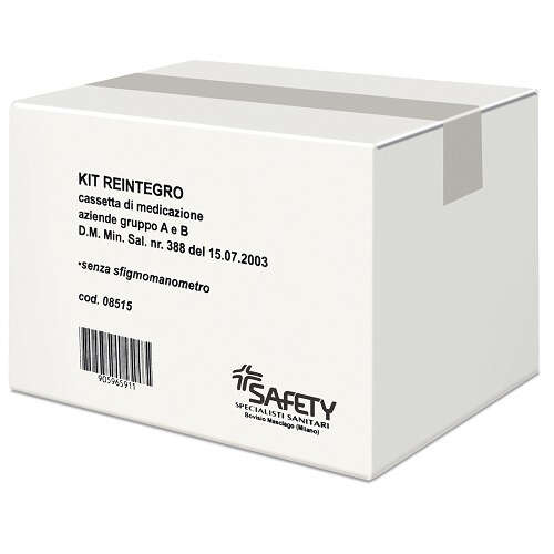Safety - Kit reintegro cassetta pronto soccorso gruppo a/b