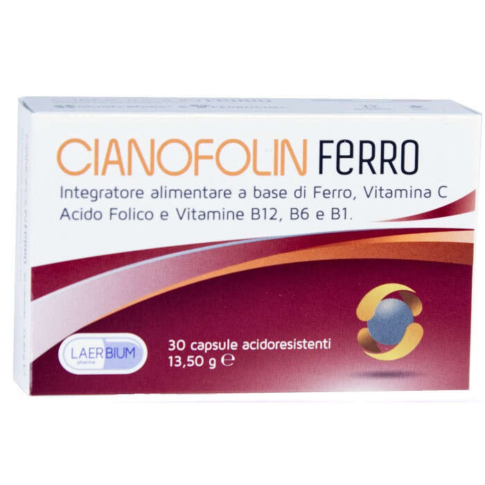 Cianofolin ferro - 30 capsule acidoresistenti