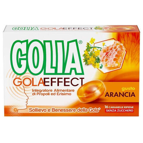 Golia - Gola effect arancia 16 caramelle ripiene