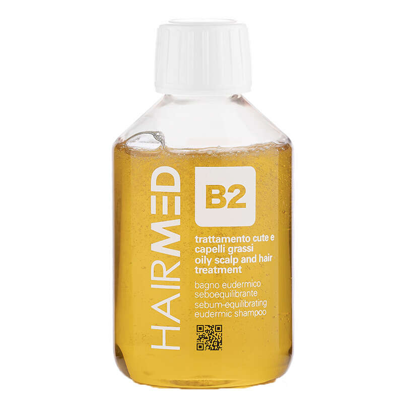 Hairmed b2 - Trattamento cute e capelli grassi bagno eudermico seboequilibrante 200 ml