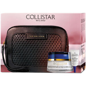 Collistar - Crema biorivitalizzante viso 50 ml + crema biorivitalizzante contorno occhi 5 ml + beauty-bag the bridge nera