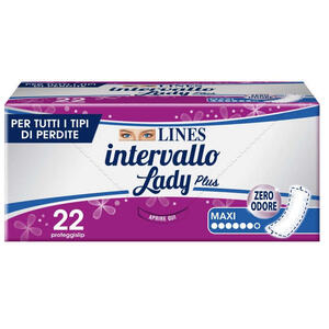 Lines - Proteggislip  intervallo lady plus maxi 22 pezzi
