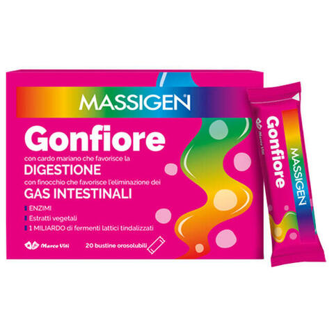 Massigen - Gonfiore 20 bustine orosolubili
