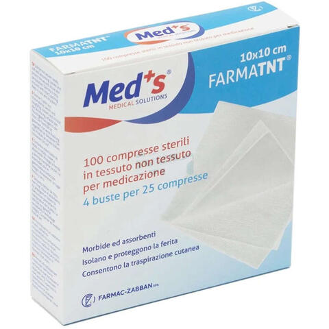Meds - Garza compressa  tessuto non tessuto 10x10cm 100 pezzi