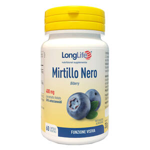 Longlife - Mirtillo nero 60 capsule vegetali