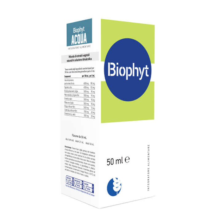 Biogroup - Biophyt acqua 50 ml soluzione idroalcolica