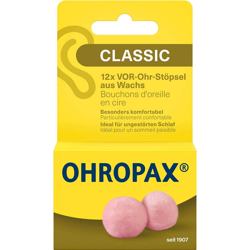Ohropax - Tappi auricolari cera 12 pezzi