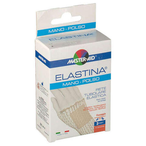 Master aid - Rete tubolare elastica ipoallergenica master-aid elastina mano/polso 3 mt in tensione calibro 3 cm