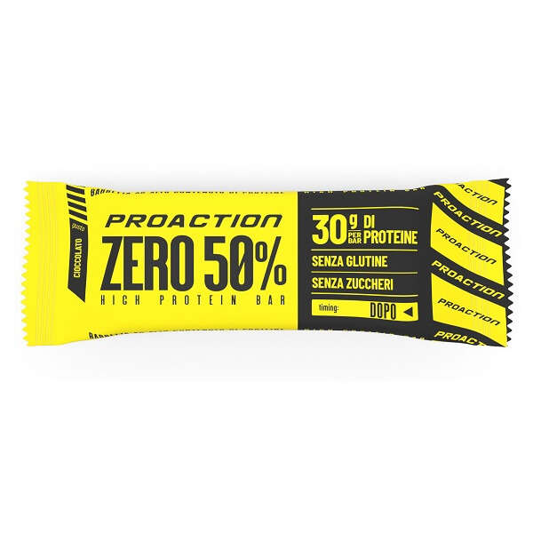 Proaction - Fit zero bar 50% cioccolato 60 g