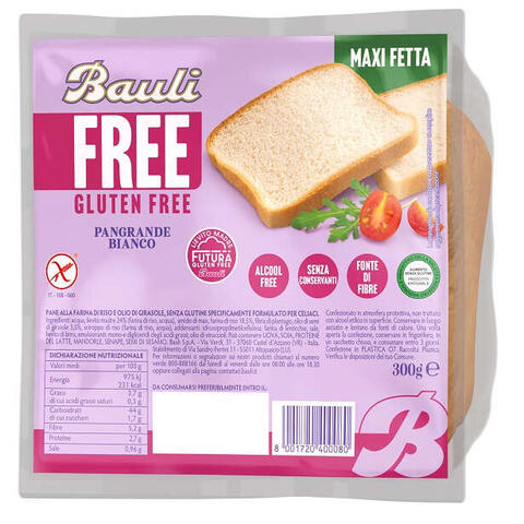 Bauli - Free pangrande bianco 300 g