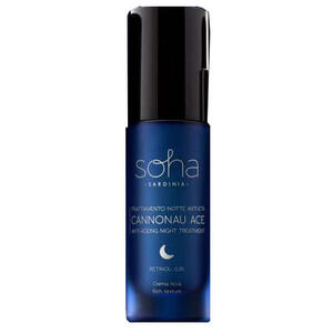 Soha Sardinia - Cannonau ace trattamento notte antieta' crema ricca 20 ml