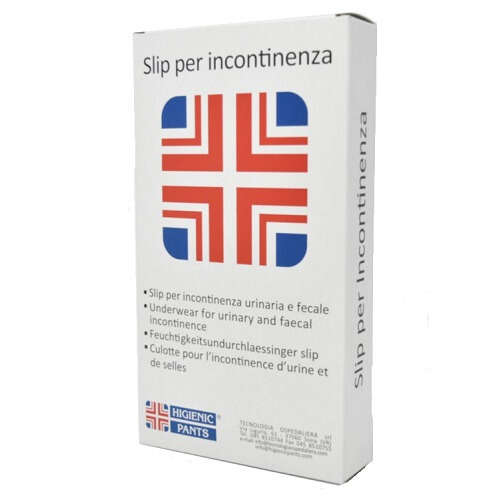 Tecnologia ospedaliera - Mutandina per incontinenza con bottoni standard  colore bianco  misura 8