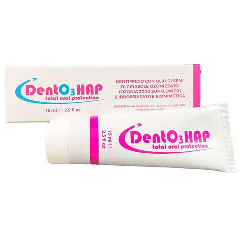 Dento3 hap - Dentifricio ozono e idrossiapatite 75 ml