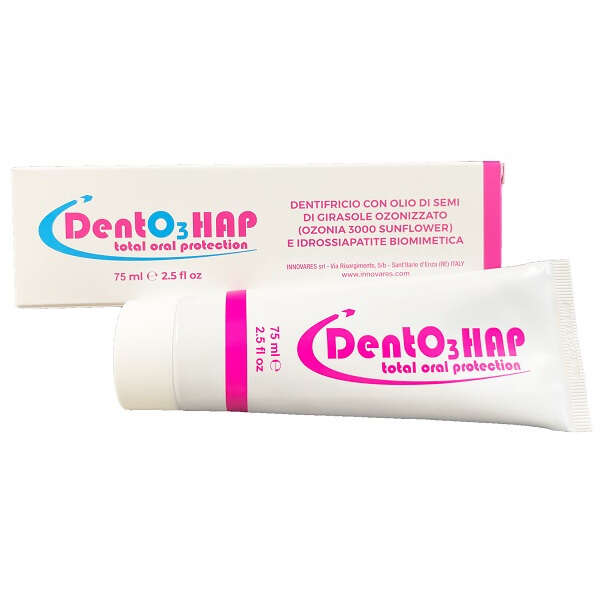 Dento3 hap - Dentifricio ozono e idrossiapatite 75 ml