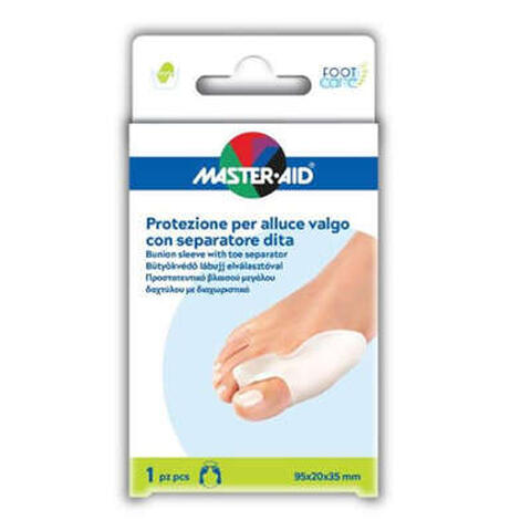 Master aid - Protezione master-aid footcare per alluce valgo con separatore dita integrato 1 pezzo d9