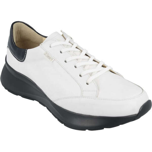 Natural look - Calzatura ortopedica finncomfort caseres weiss/schwarz nappa/knautschlack 3