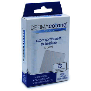 Dermacotone - Compressa adesiva  7,2x5 cm 6 pezzi