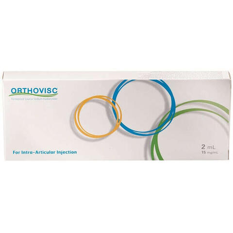 Orthovisc orthovisc - Siringa intra-articolare orthovisc 2 ml 15 mg/ml 3 pezzi