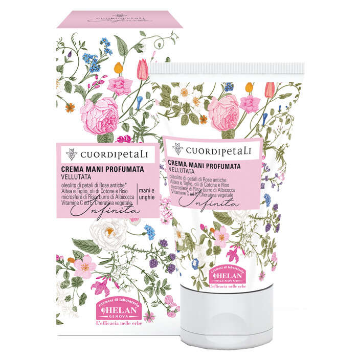 Helan - Cuor di petali infinita crema mani profumata vellutata 50 ml