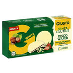 Giusto - Senza glutine disco wafer cioccolato bianco e fragola 3 x 24 g