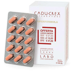 Labo - Cadu-crex superformula integratore capelli donna 60 compresse 60 g
