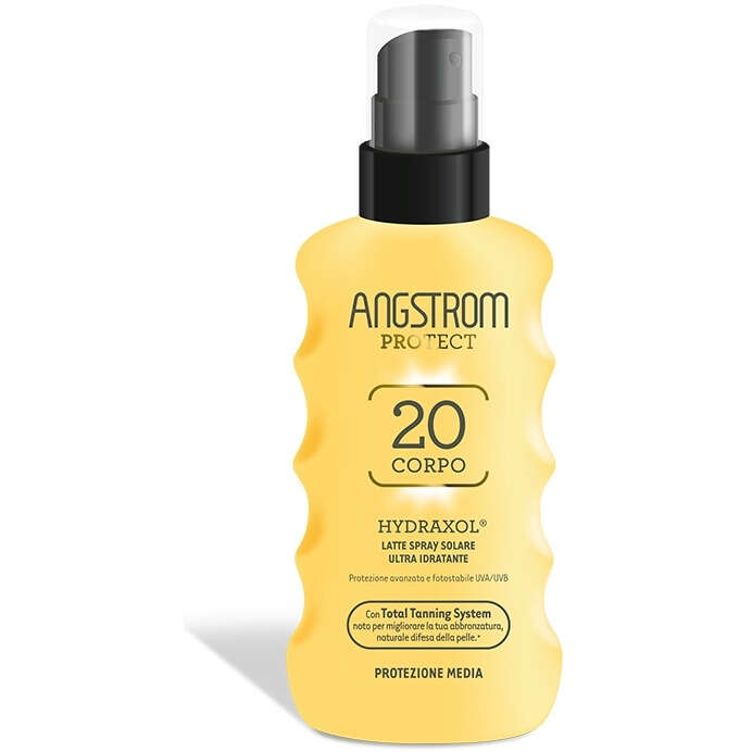 Angstrom - Protect hydraxol latte spray solare protezione 20 175 ml