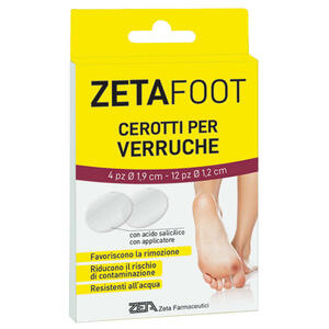 Zetafoot - Cerotto verruche assortito 16 pezzi