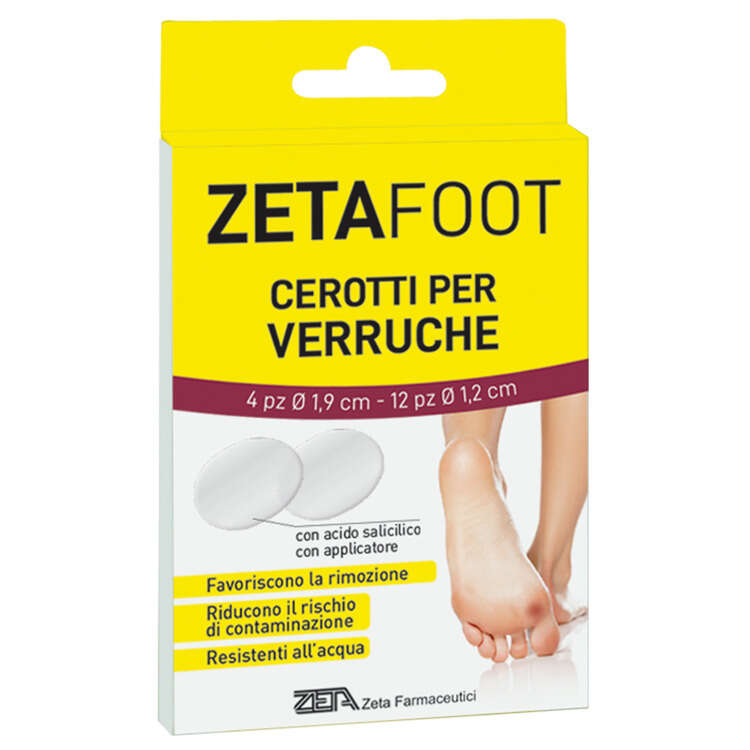 Zetafoot - Cerotto verruche assortito 16 pezzi