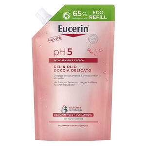 Eucerin - Gel & olio doccia delicato 400 ml refill