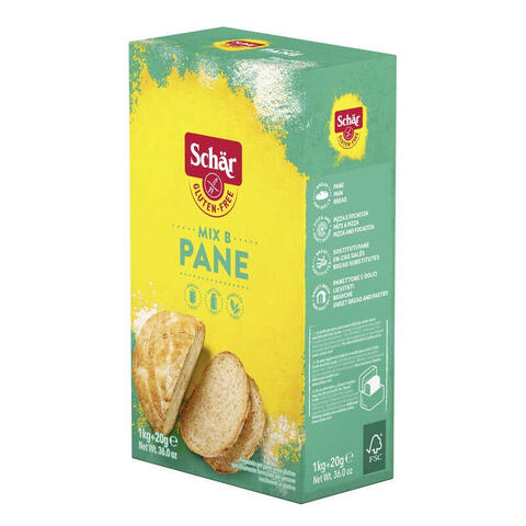 Schar - Mix b preparato pane senza lattosio 1 kg + 20 g