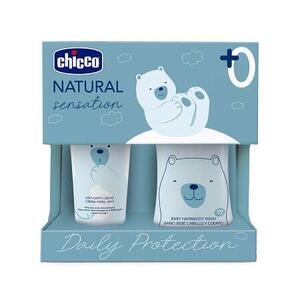 Chicco - Natural sensation set bagnoshampoo+pasta lenitiva
