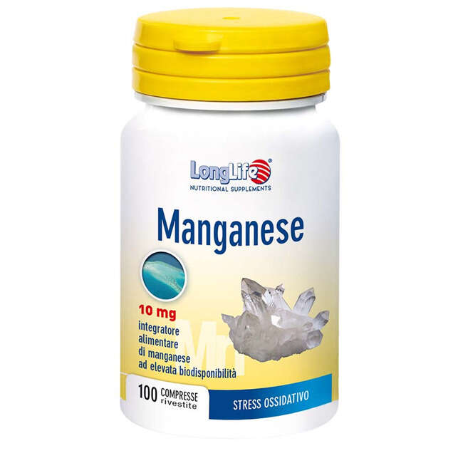 Longlife - Manganese 10 mg 100 compresse