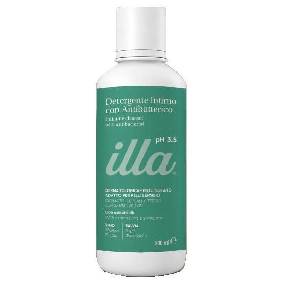 Illa - Detergente intimo antibatterico ph 3,5 500 ml