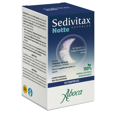 Aboca - Sedivitax notte advanced 50 compresse