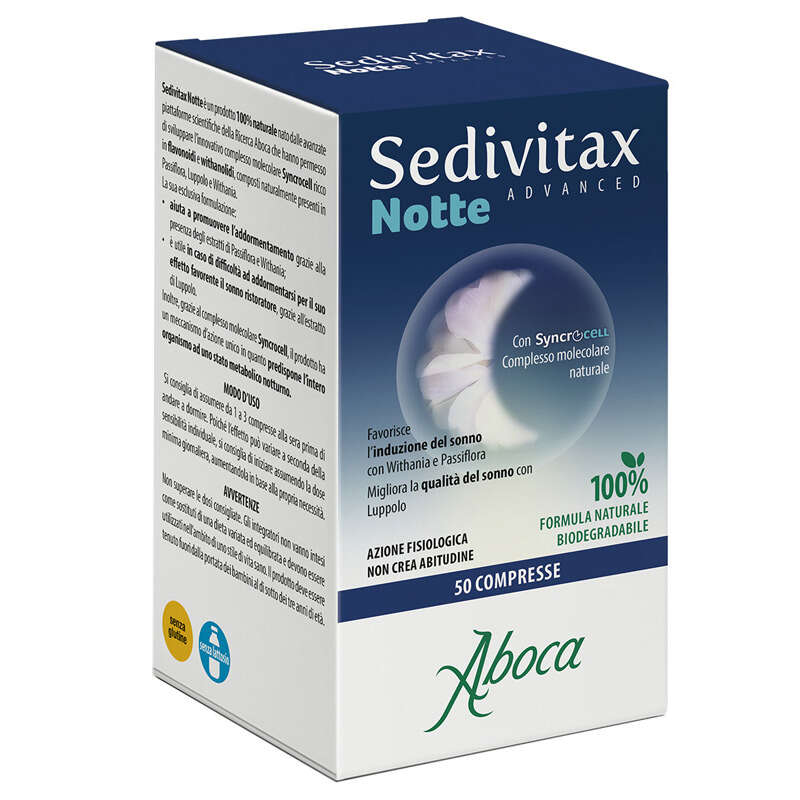 Aboca - Sedivitax notte advanced 50 compresse