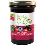 Semplice&bio - Composta di frutti di bosco con polpa di mela bio 320 g