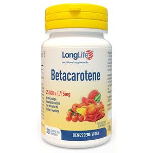 Longlife - Betacarotene 25000 ui 30 compresse