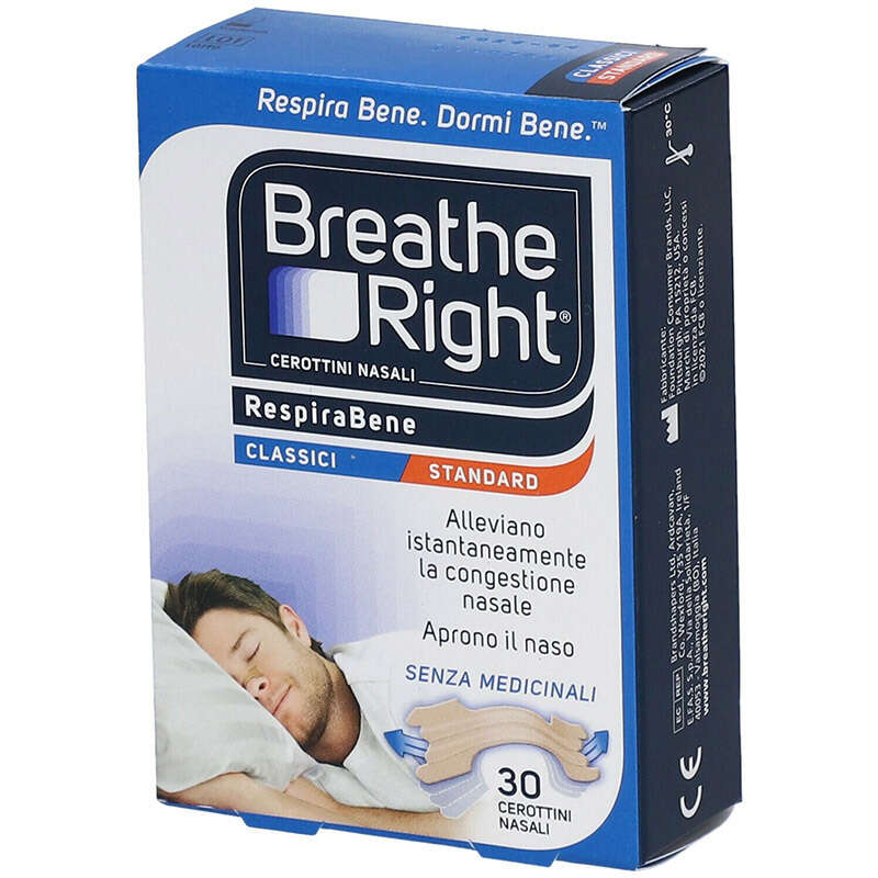 Breathe right classici - Cerotti nasali  30 pezzi