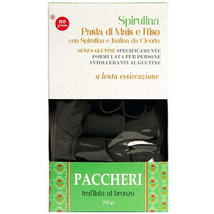 Pasta di mais e risopaccheri - Nutri te' paccheri con spirulina mais e riso 250 g