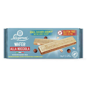 Lazzaroni - Zerole wafers alla nocciola senza zuccheri aggiunti 175 g