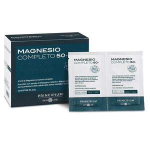 Principium - Magnesio completo brevettato 50+ 32 bustine da 2,5 g