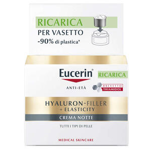 Eucerin - Hyaluron-filler + elasticity crema notte ricarica 50 ml