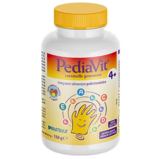 Pediavit - Caramelle gommose 60 pezzi da 2,5 g nuova formulazione