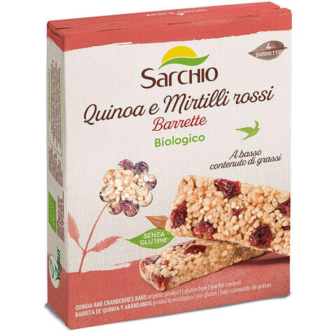 Sarchio - Snack quinoa e mirtilli rossi 80 g